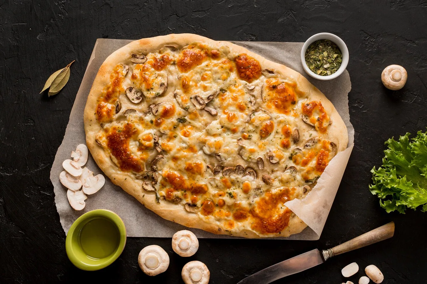 Non-Veg Pizza Naan